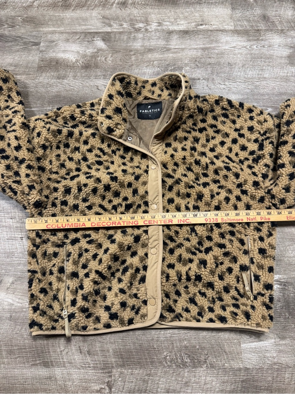 Fabletics Tahoe Teddy Jacket Size Large - Picture 7 of 9